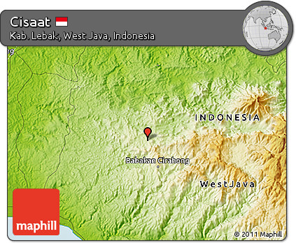 Physical 3D Map of Cisaat