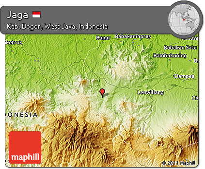Physical 3D Map of Jaga