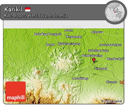 Physical 3D Map of Karikil
