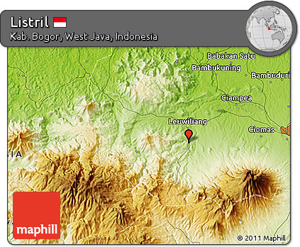 Physical 3D Map of Listril