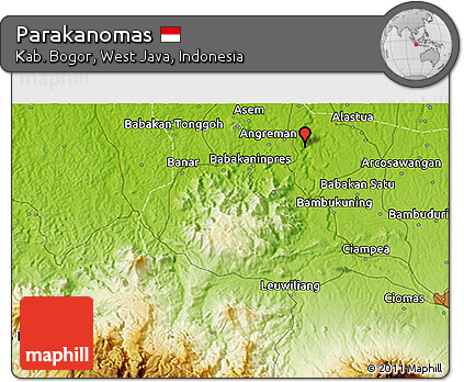 Physical 3D Map of Parakanomas