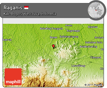 Physical 3D Map of Raganis