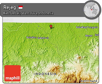 Physical 3D Map of Rejeg