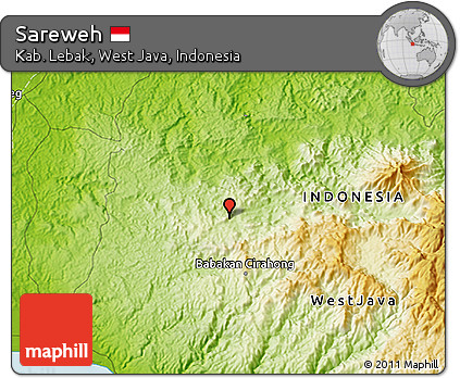 Physical 3D Map of Sareweh