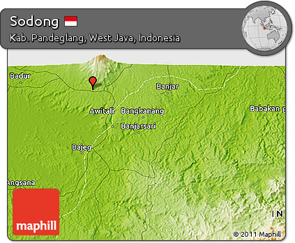 Physical 3D Map of Sodong