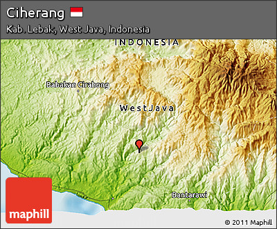 Physical 3D Map of Ciherang