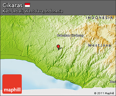 Physical 3D Map of Cikaras
