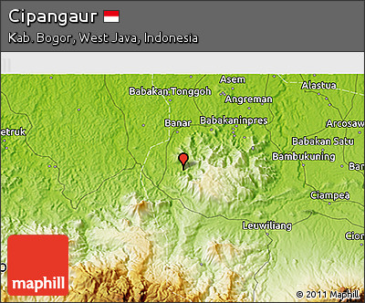 Physical 3D Map of Cipangaur