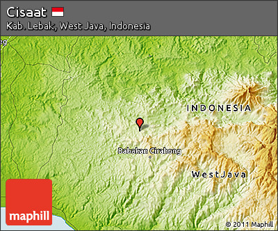 Physical 3D Map of Cisaat