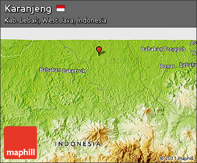 Physical 3D Map of Karanjeng