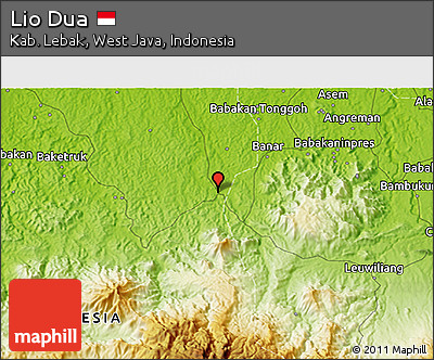 Physical 3D Map of Lio Dua