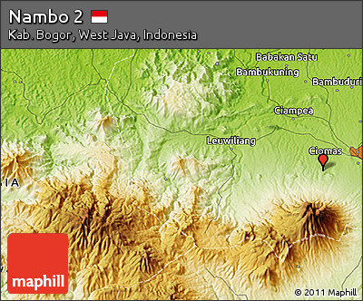 Physical 3D Map of Nambo 2