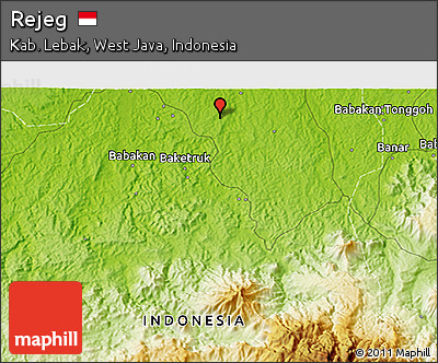 Physical 3D Map of Rejeg