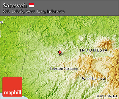 Physical 3D Map of Sareweh