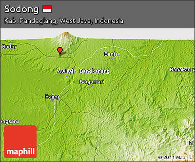 Physical 3D Map of Sodong