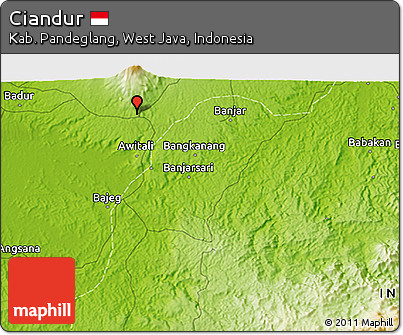 Physical 3D Map of Ciandur