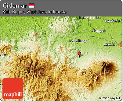 Physical 3D Map of Cidamar