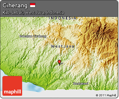 Physical 3D Map of Ciherang