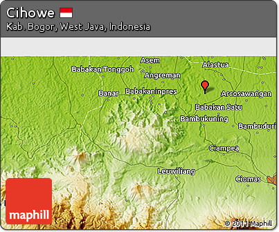 Physical 3D Map of Cihowe