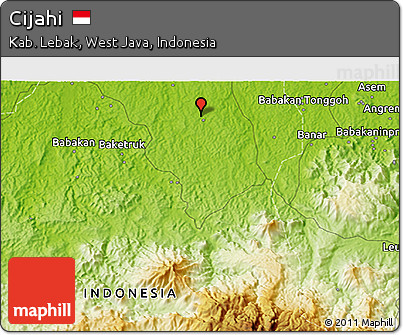 Physical 3D Map of Cijahi