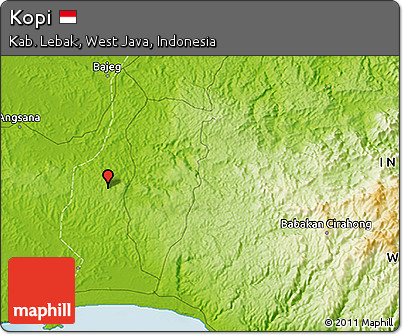 Physical 3D Map of Kopi