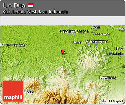 Physical 3D Map of Lio Dua