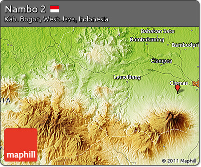 Physical 3D Map of Nambo 2
