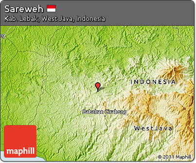 Physical 3D Map of Sareweh