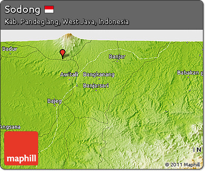 Physical 3D Map of Sodong
