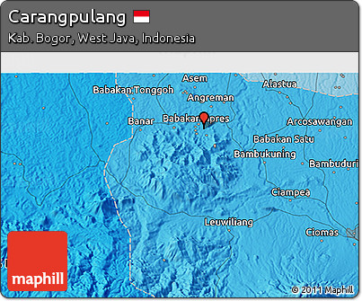 Political 3D Map of Carangpulang