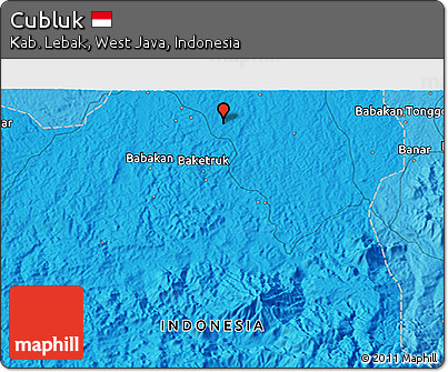 Political 3D Map of Cubluk