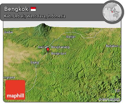 Satellite 3D Map of Bengkok