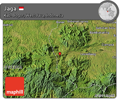 Satellite 3D Map of Jaga