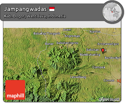 Satellite 3D Map of Jampangwadas