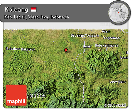Satellite 3D Map of Koleang
