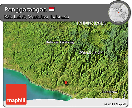 Satellite 3D Map of Panggarangan