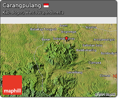 Satellite 3D Map of Carangpulang