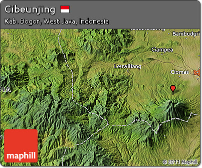 Satellite 3D Map of Cibeunjing