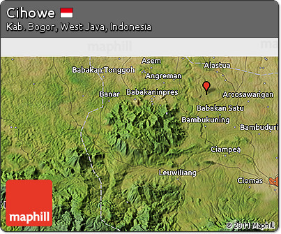 Satellite 3D Map of Cihowe