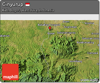 Satellite 3D Map of Cinyurup