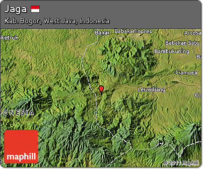 Satellite 3D Map of Jaga