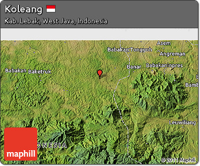 Satellite 3D Map of Koleang
