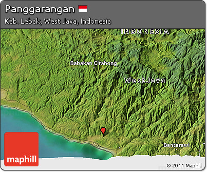 Satellite 3D Map of Panggarangan
