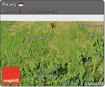 Satellite 3D Map of Rejeg