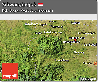 Satellite 3D Map of Siliwangipojok