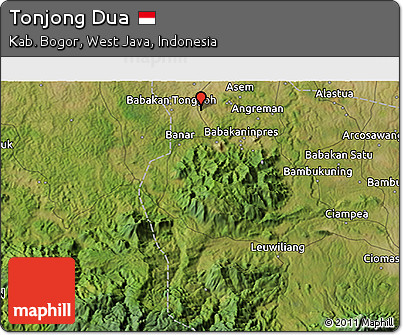 Satellite 3D Map of Tonjong Dua