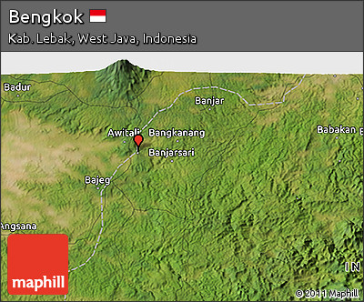 Satellite 3D Map of Bengkok
