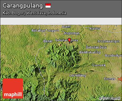 Satellite 3D Map of Carangpulang