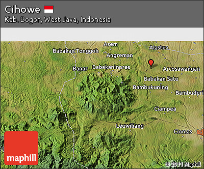Satellite 3D Map of Cihowe