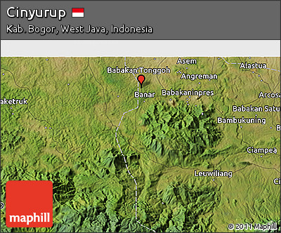 Satellite 3D Map of Cinyurup